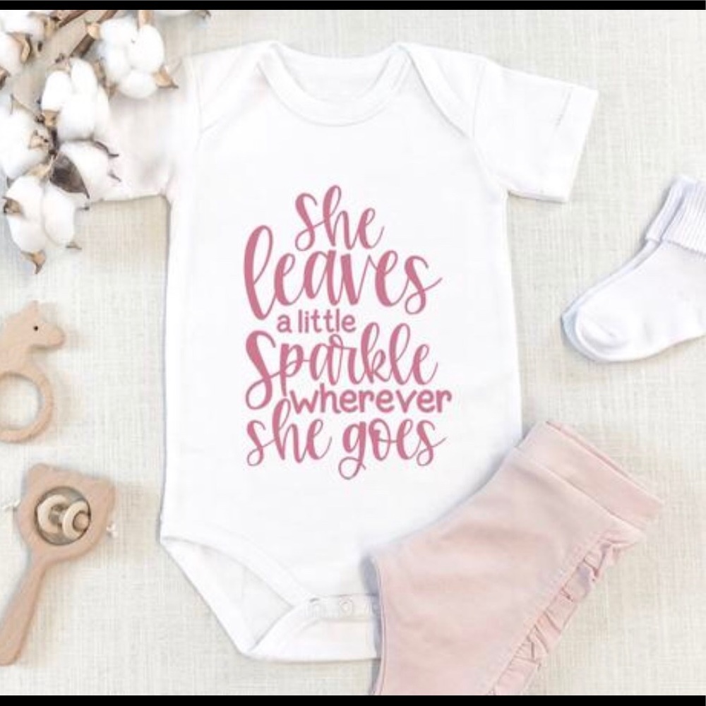 She leaves a little sparkle everywhere she goes